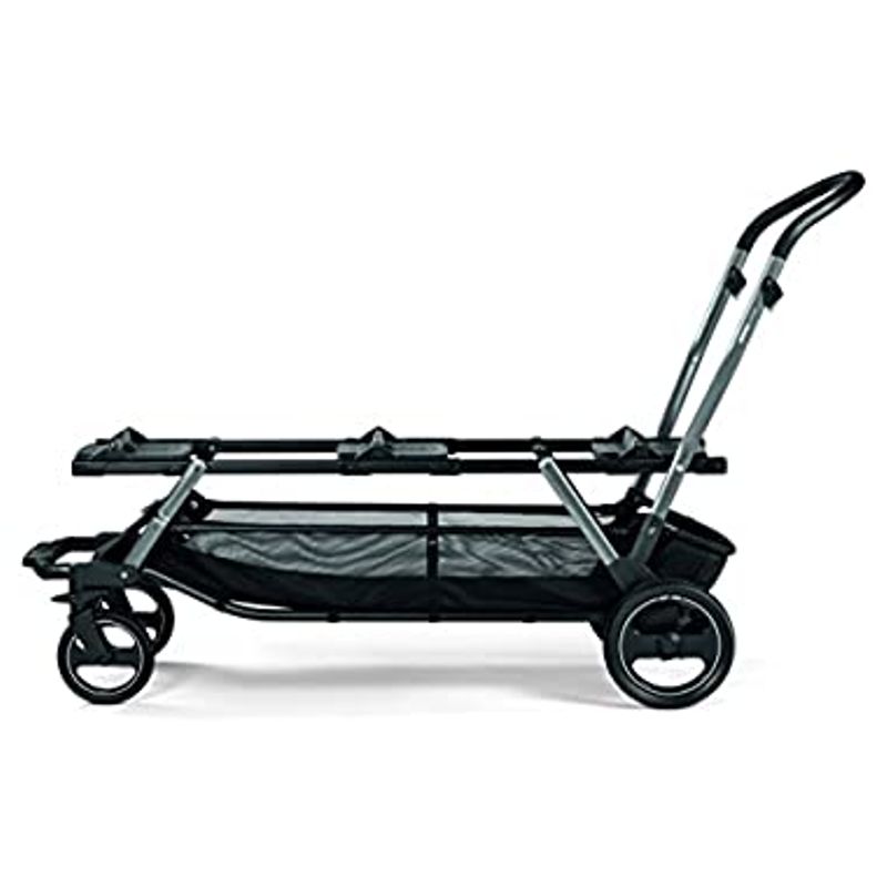 Peg Perego Pop-Up Seat for Triplette Stroller - Compatible with The Triplette, Duette, and Team Strollers - Made in Italy - City Grey...
