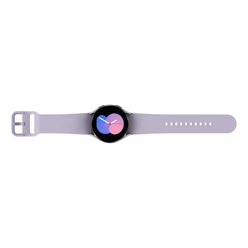 Samsung - Galaxy Watch5 40mm Bluetooth Smartwatch Silver Case & Bora Purple Sport Band
