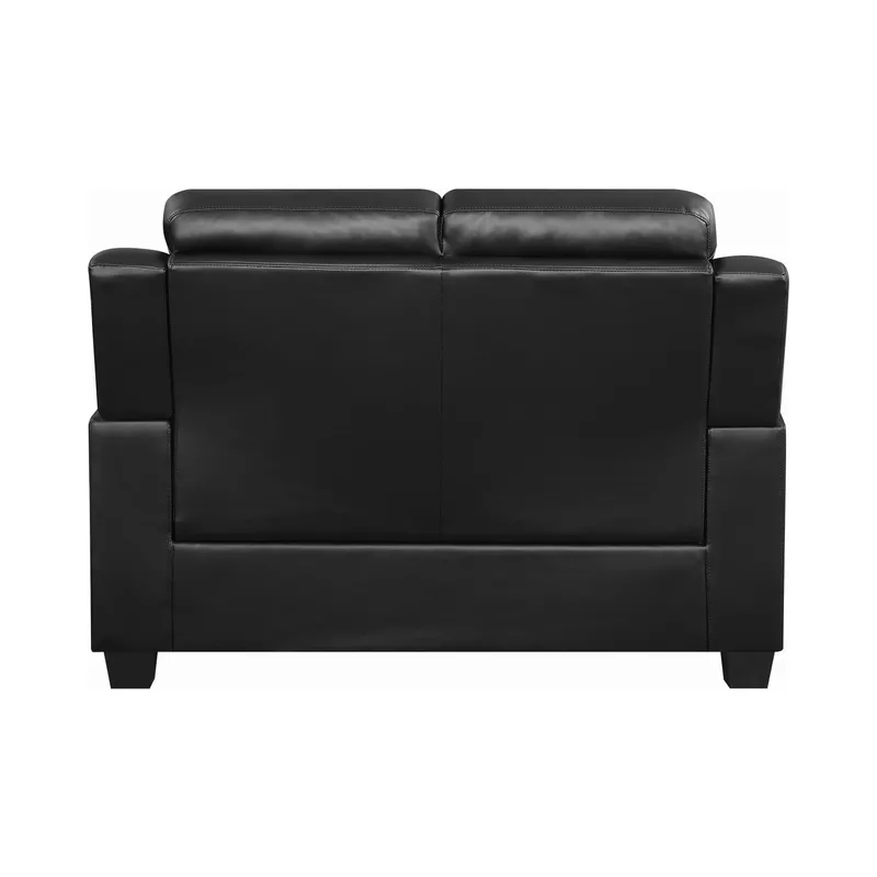 Finley Tufted Upholstered Loveseat Black