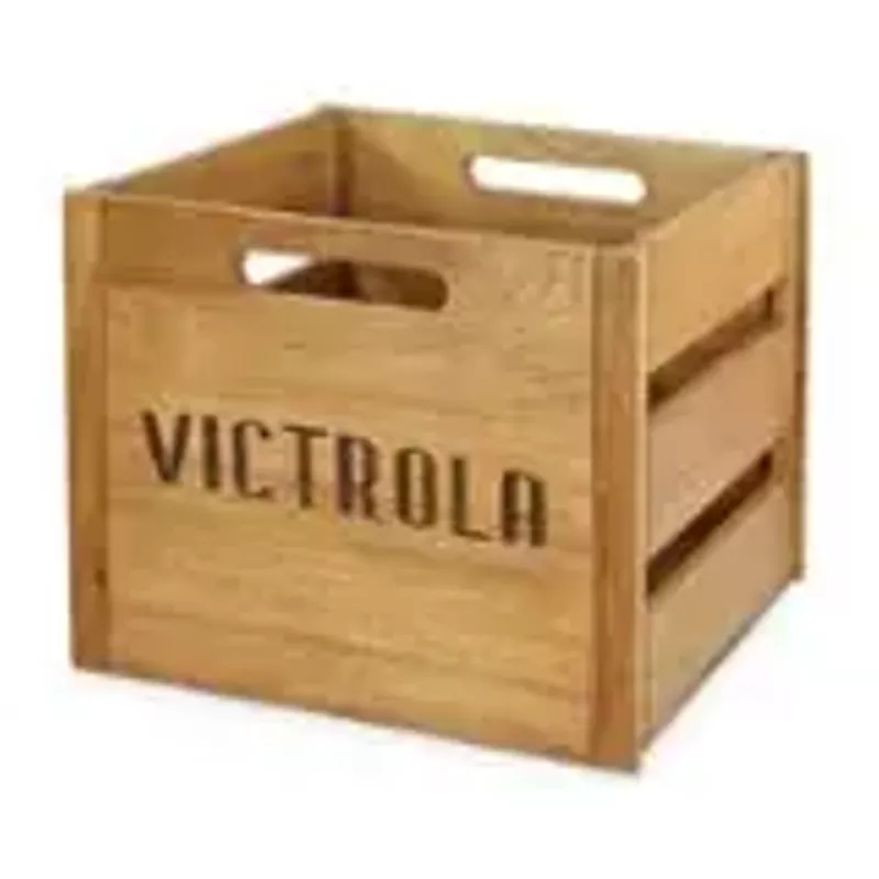 Victrola - Record and Vinyl Crate - Brown