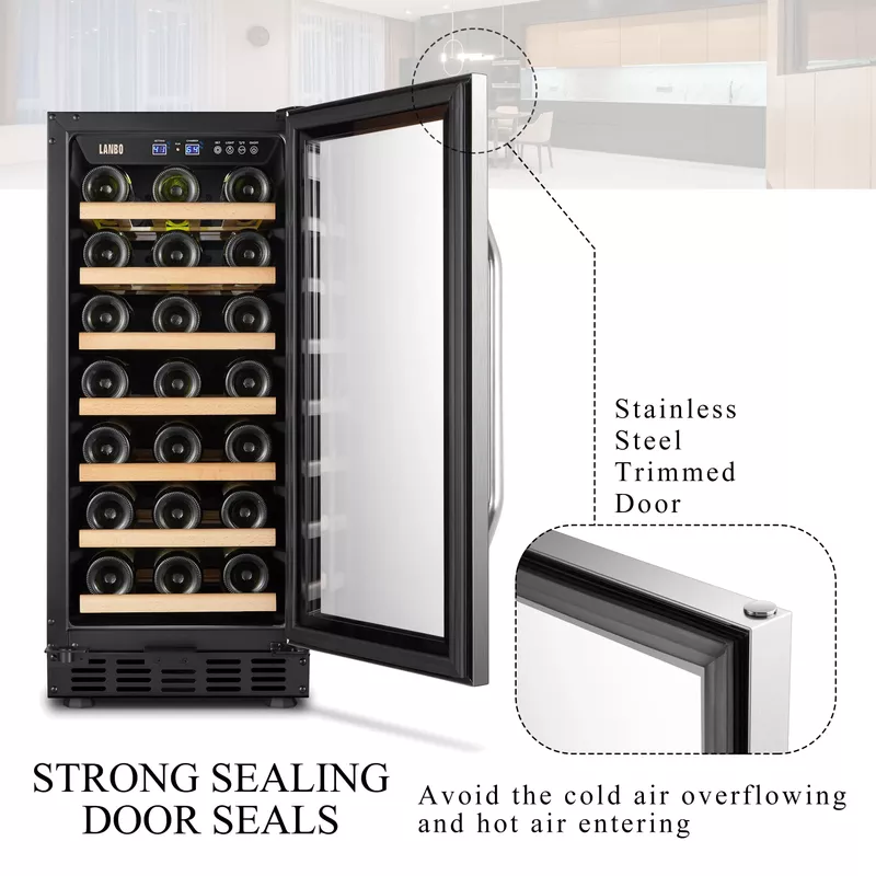 Rent to own Lanbo 15in. 33bottle Wine Fridge w/ Builtin Compressor