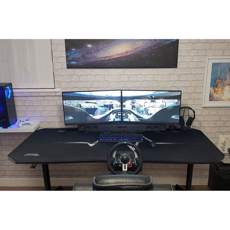 Homall Y Shaped Gaming Desk Computer Desk Table - Black/43Inch