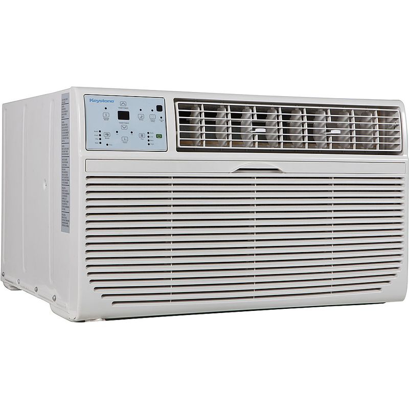 Alt View Zoom 17. Keystone - 350 Sq. Ft. Through-the-Wall Air Conditioner and 350 Sq. Ft. Heater - White