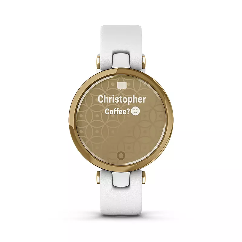 Garmin - Lily Classic Smartwatch 34mm Fiber-Reinforced Polymer - Light Gold