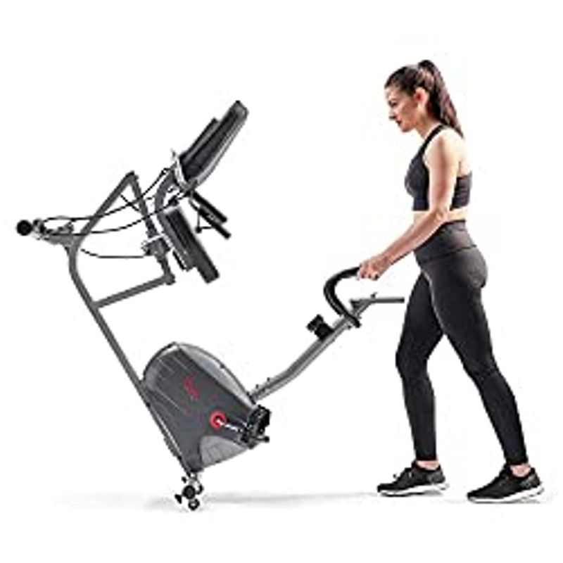 Sunny Health & Fitness Performance Interactive Series Recumbent Exercise Bike with Exclusive SunnyFit App Enhanced Bluetooth...