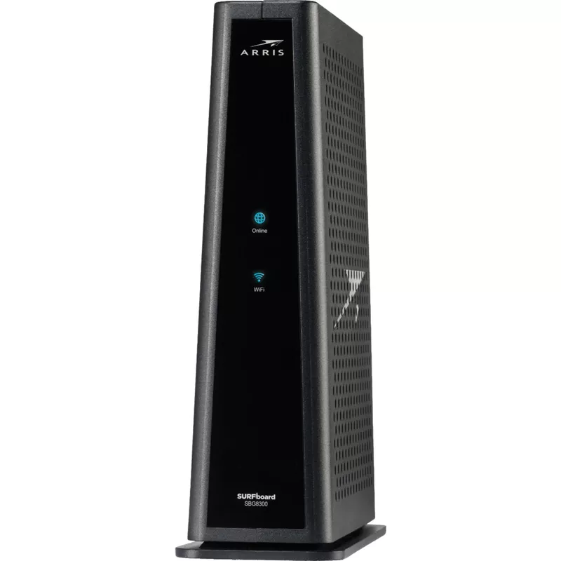 ARRIS - SURFboard DOCSIS 3.1 Cable Modem & Dual-Band Wi-Fi Router for Xfinity and Cox service tiers - Black