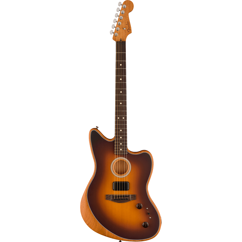 Fender Acoustasonic Player Jazzmaster Acoustic Electric Guitar. Rosewood Fingerboard, 2-Color Sunburst