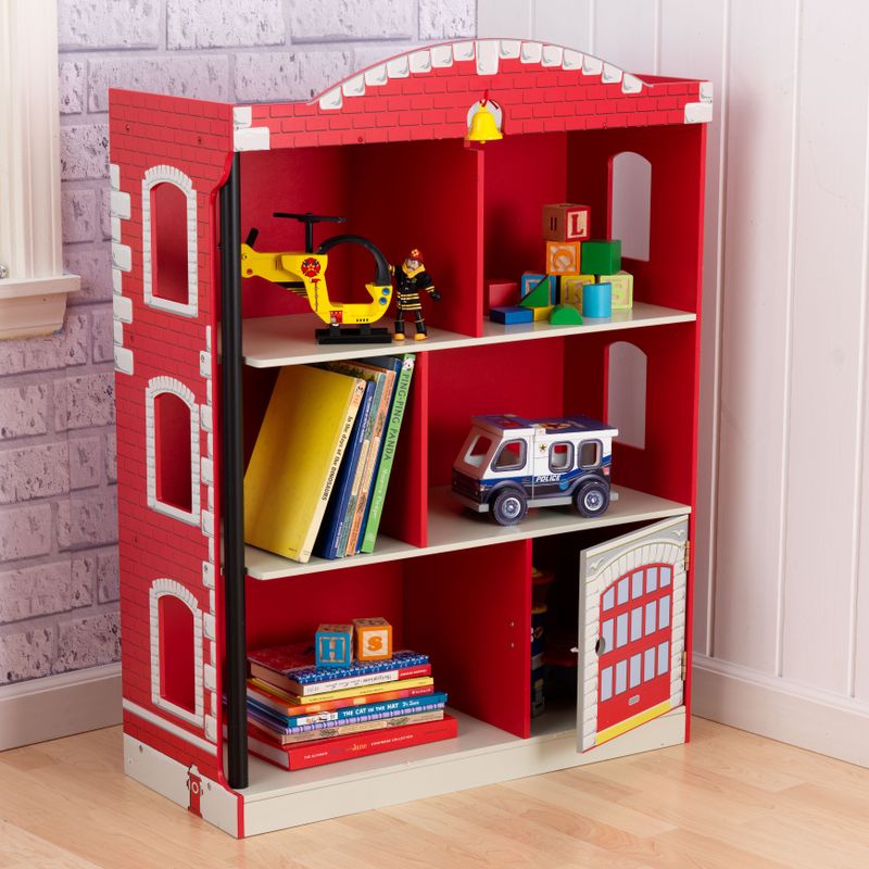 KidKraft Firehouse Bookcase - Firehouse Bookcase