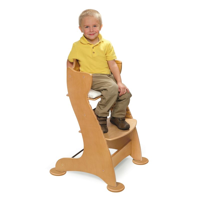 Badger Basket Embassy Adjustable Wood High Chair - Natural