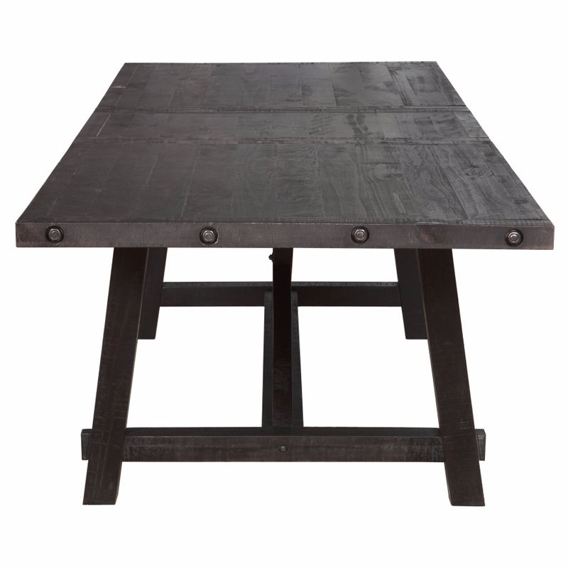 Industrial Solid Wood Rectangular Extension Table - Table