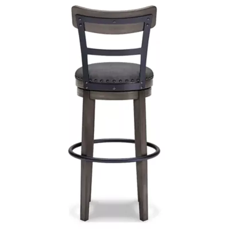 Gray Caitbrook Tall Upholstered Swivel Barstool(1/CN)