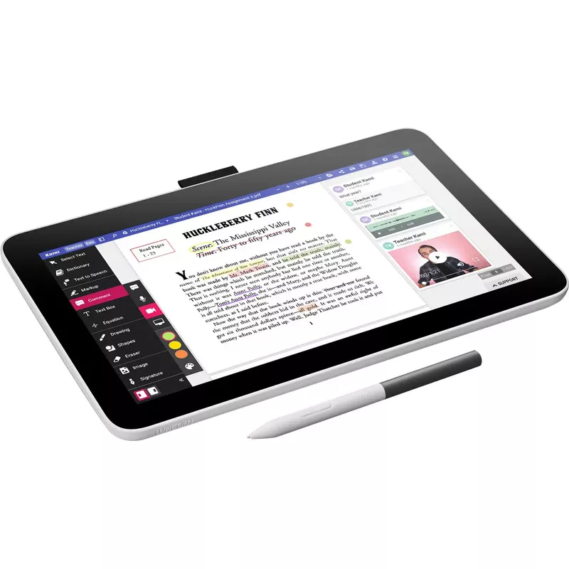 Wacom - One 12 (2023 Version) 11.6” Pen Display Drawing Tablet - White