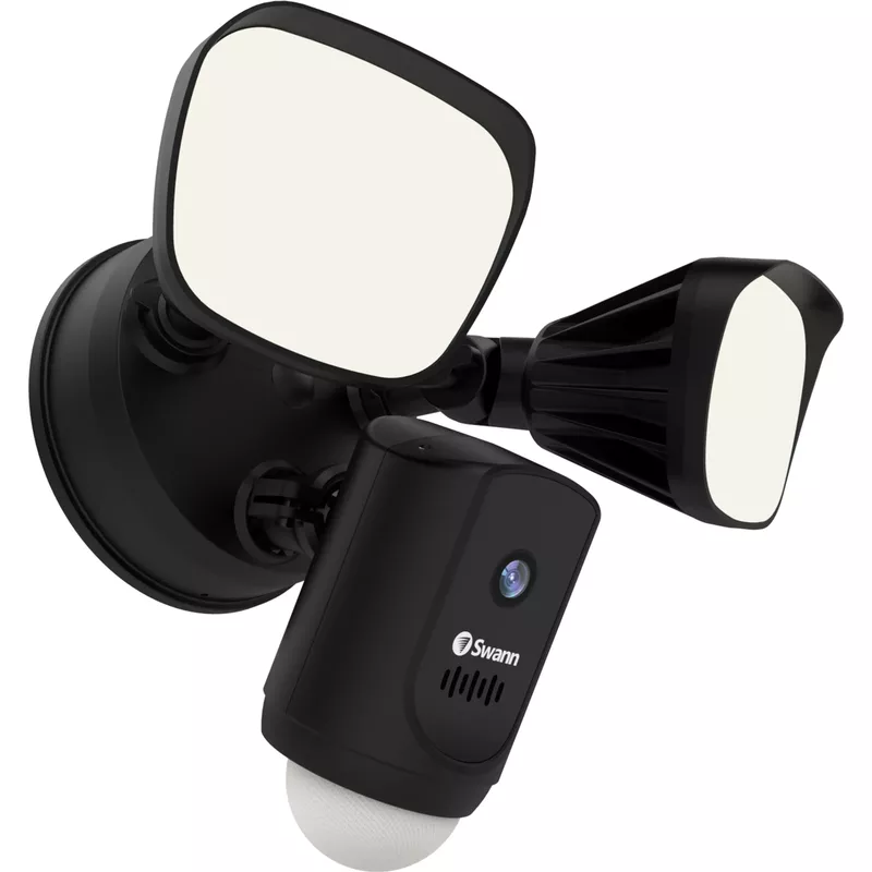 Swann Wi-Fi Floodlight Security Camera - Black