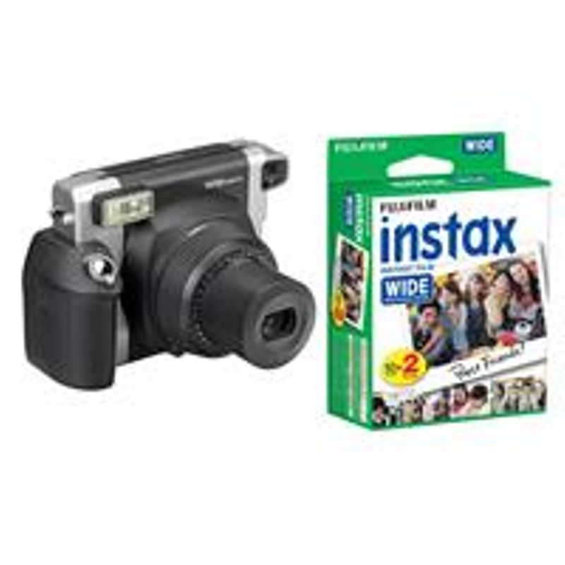 Fujifilm INSTAX Wide 300 Instant Film Camera, Retractable 95mm f/14 Lens, 0.37x Optical Viewfinder and Target Spot, Built-In Flash and...