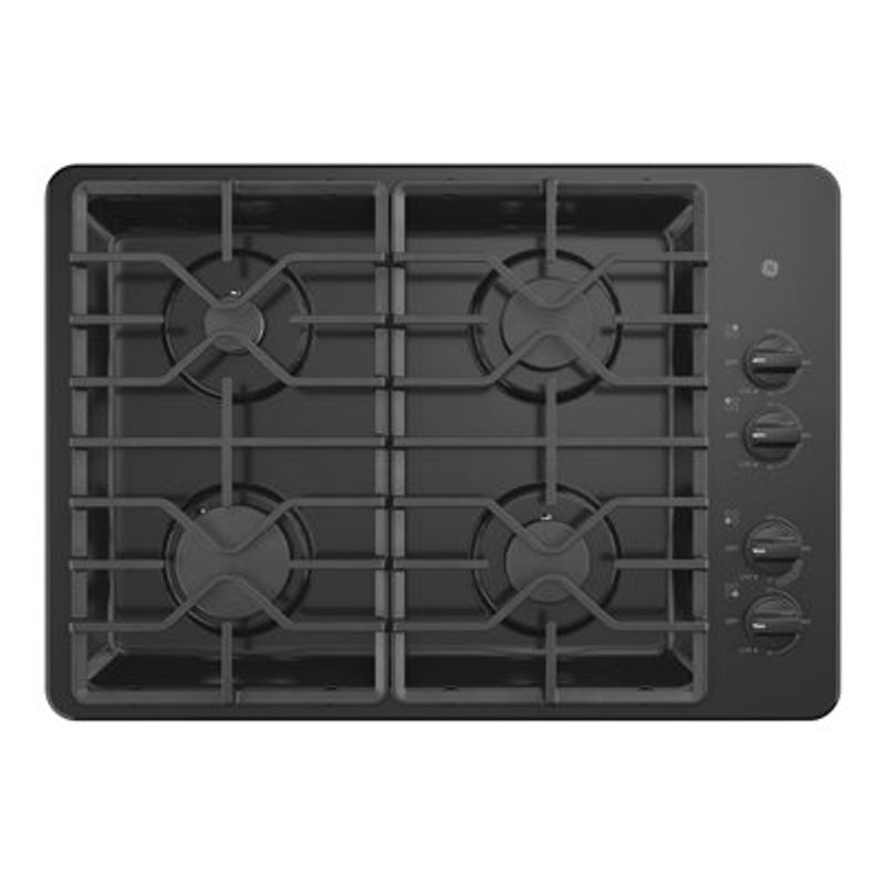 Ge Ada 30" Black Built-in Gas Cooktop With Dishwasher-safe Grates