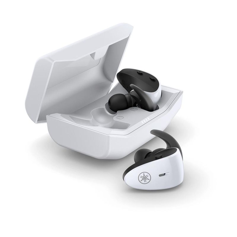 Yamaha TW-ES5A True Wireless Sports Earbuds, White