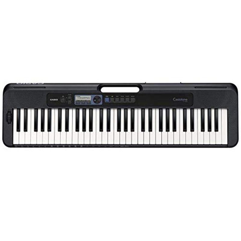 Casio CT-S300 61-Key Digital Piano Style Portable Keyboard with Touch Response and 400 Tones, Black