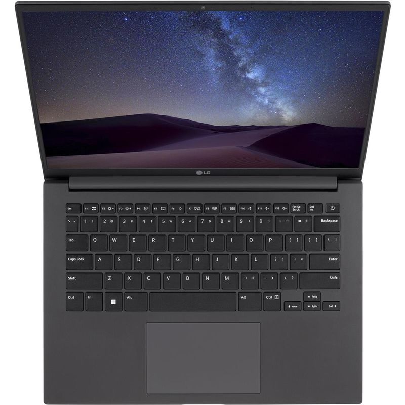 LG Gram UltraPC 14" WUXGA Notebook Computer, AMD Ryzen 5 7530U 2.0GHz, 8GB RAM, 512GB SSD, Windows 11 Pro, Charcoal Gray