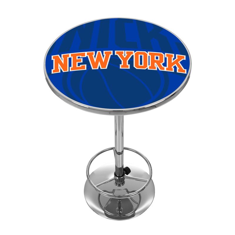 NBA Chrome Pub Table - Fade - 31"H - Brooklyn Nets