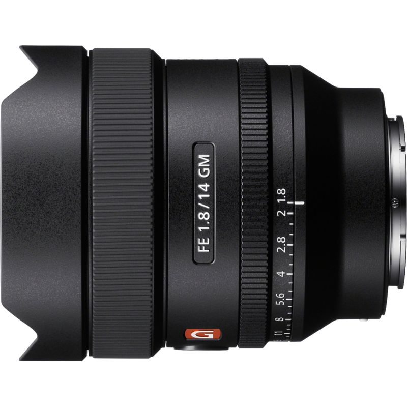 Angle Zoom. FE 14mm F1.8 GM Full-frame Large-aperture Wide Angle Prime G Master Lens for Sony Alpha E-mount Cameras - Black
