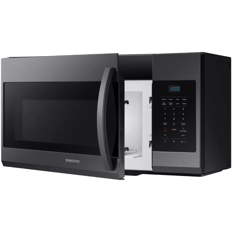 Samsung 1.7-Cu. Ft. Over-the-Range Microwave in Brushed Black
