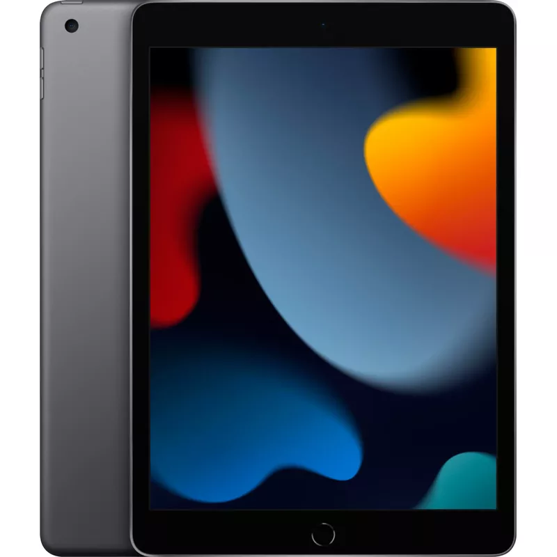 Apple - Geek Squad Certified Refurbished 10.2-Inch iPad with Wi-Fi - 64GB - Space Gray