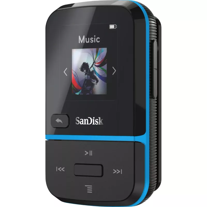 SanDisk - Clip Sport Go 32GB MP3 Player - Blue