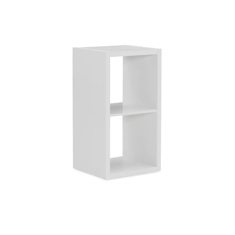 Greylee 2 Cubby Storage Cabinet White