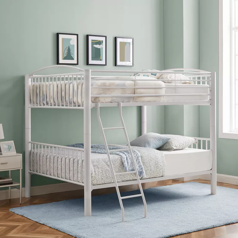 Parknoll Metal Full Bunk Bed White