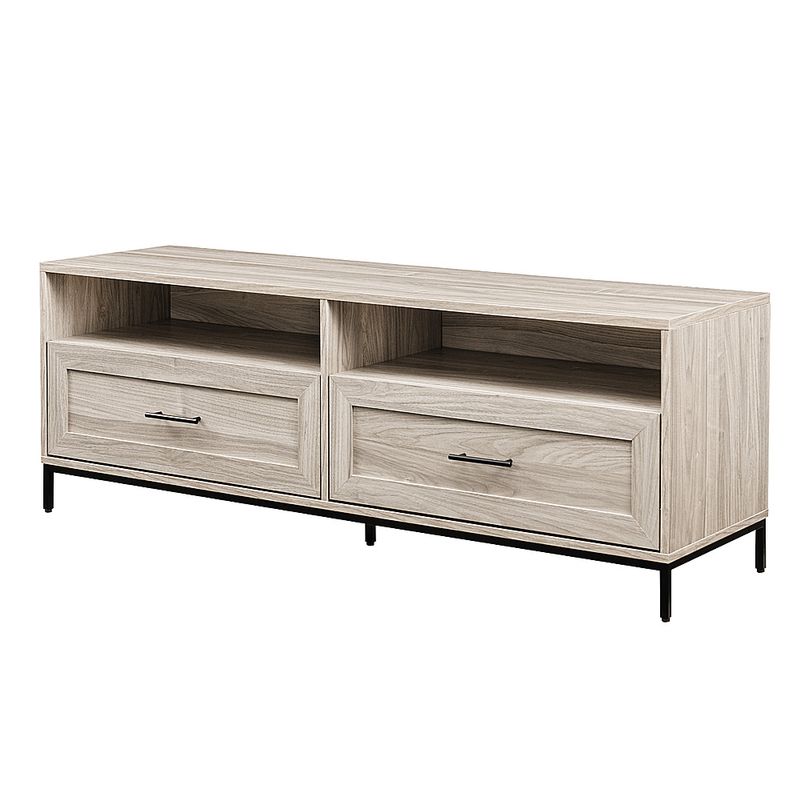Angle Zoom. Walker Edison - Contemporary 2-Drawer TV Stand for Most TVs up to 60” - Birch