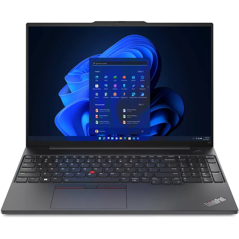 Lenovo - ThinkPad E16 Gen 1 16" Touch-Screen Laptop - Intel Core i7 with 16GB Memory - 512GB SSD - Black