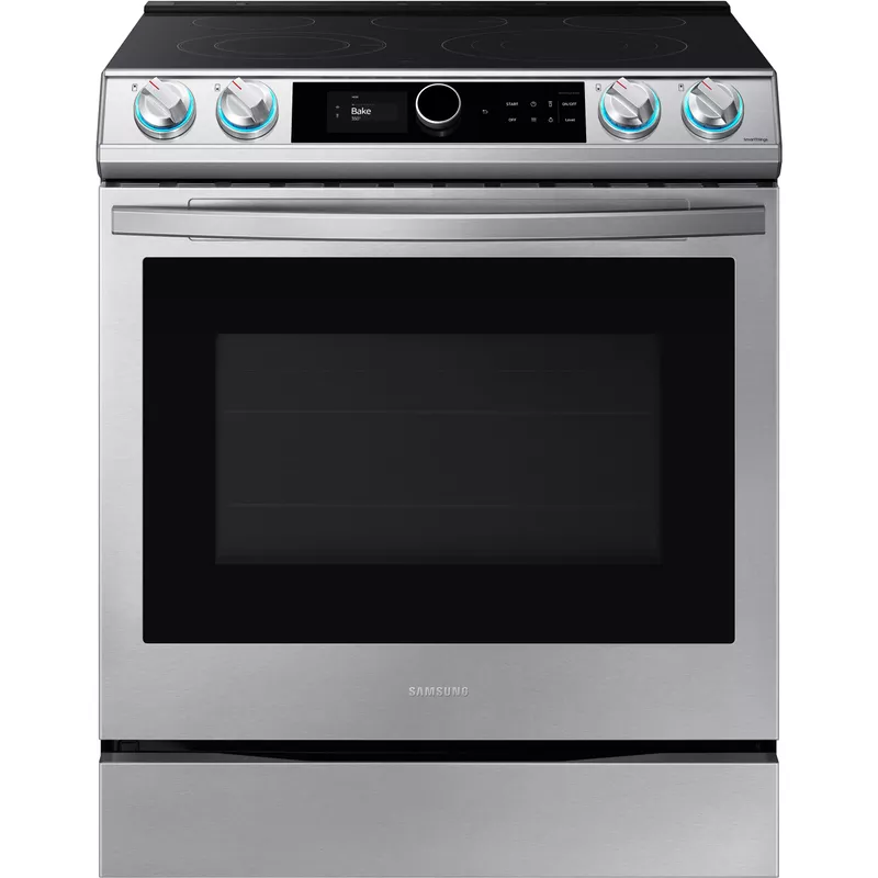 Rent to own Samsung 6.3Cu. Ft. Front Control SlideIn Electric Range