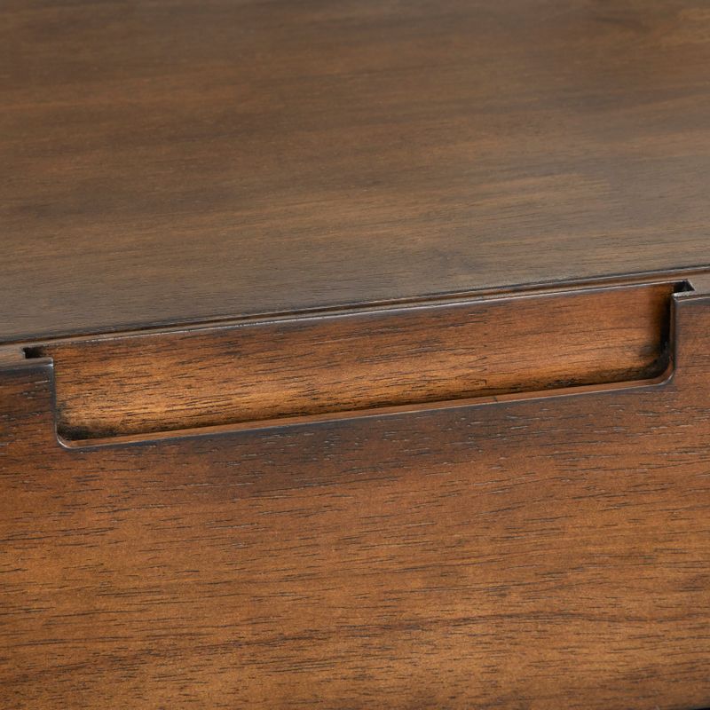 Lifestorey Lorraine Mid-century Modern 3-drawer Dresser - Walnut - 3-drawer