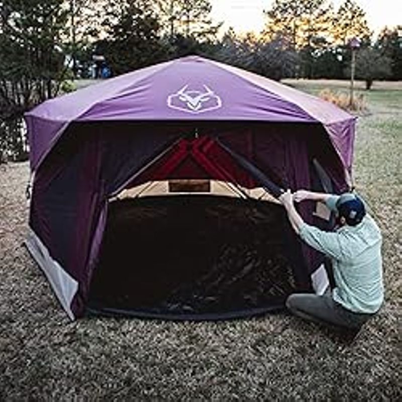 Gazelle Tents T-Hex Hub Tent Overland Edition, Easy 90 Second Set-Up, Waterproof, UV Resistant, Removable Floor, Footprint, All-Terrain...