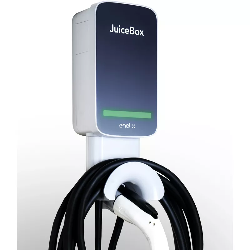 Juicebox - J1772 Level 2 NEMA 14-50 Electric Vehicle (EV) Charger - up to 40A - 25' - White