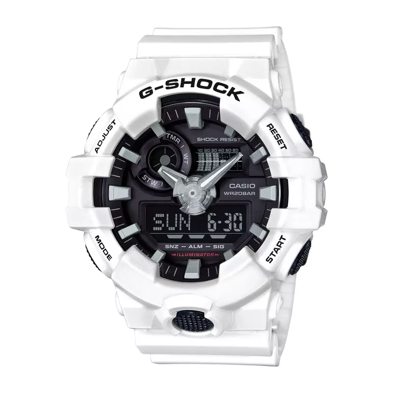 G-Shock - G-Shock Ana-Digi Watch White/Black