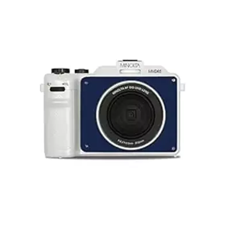 Minolta MND65 56 MP Autofocus / 4K60FPS Ultra HD Camera w/WiFi and Two Replaceable Faceplates