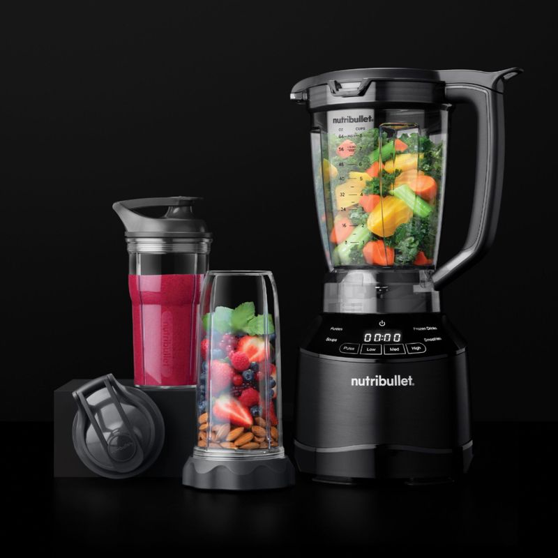 Alt View Zoom 12. NutriBullet - Smart Touch 64-Oz. Blender with to-go Cups - Black