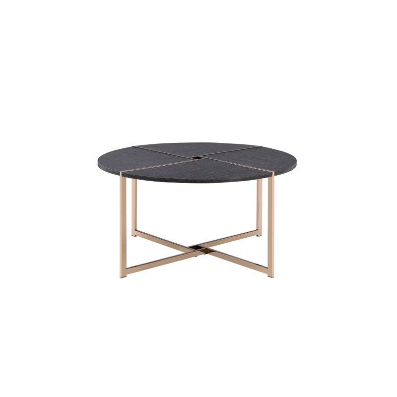 ACME Bromia Coffee Table in Black & Champagne - Wood