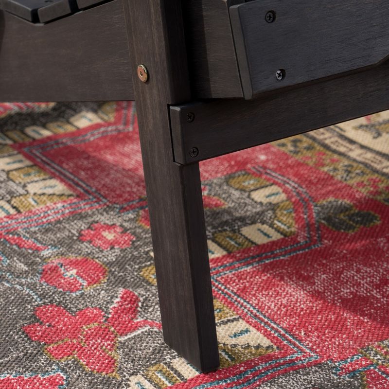 Rent to own Malibu Outdoor Wood Adirondack Loveseat by Christopher