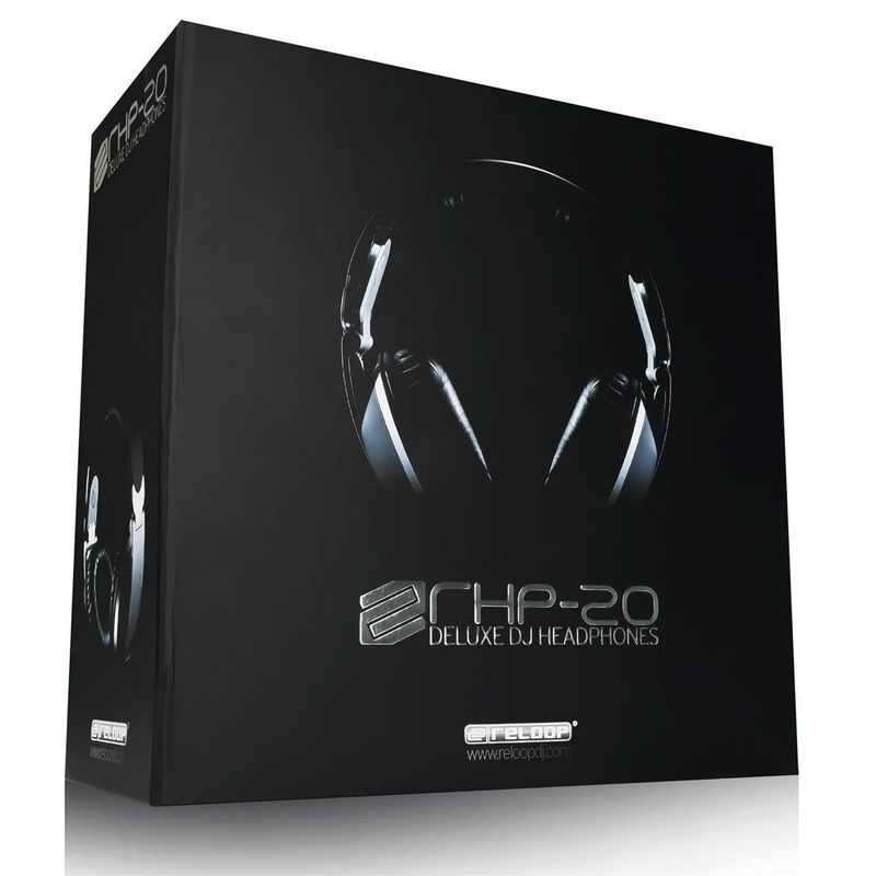 Reloop RHP-20 DJ Headphones, 30Hz-30kHz Frequency Range, 25Ohms Impedance, Black
