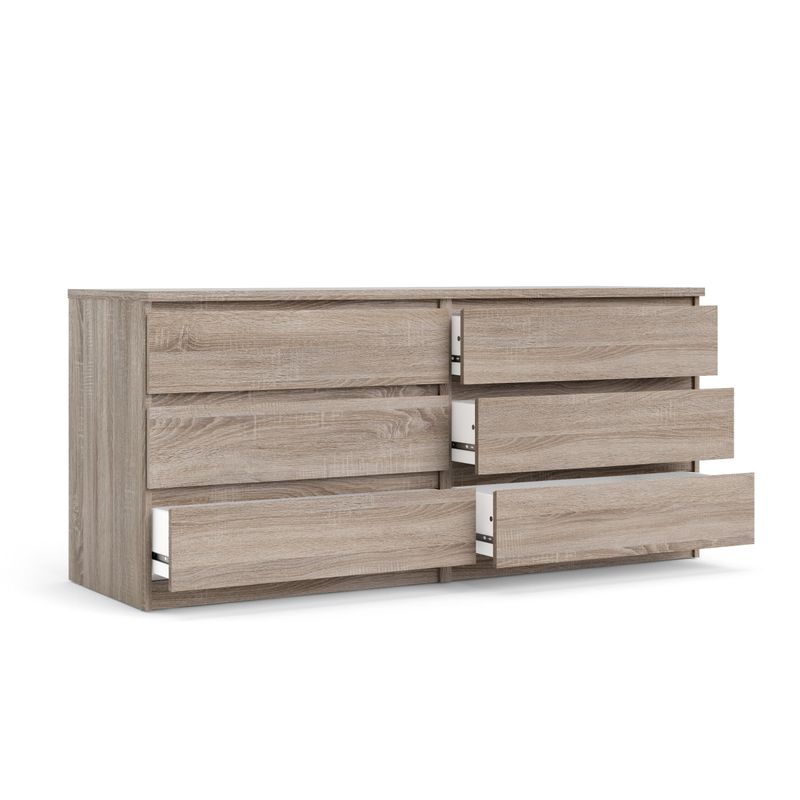 Porch & Den McKellingon 6-drawer Double Dresser - Walnut