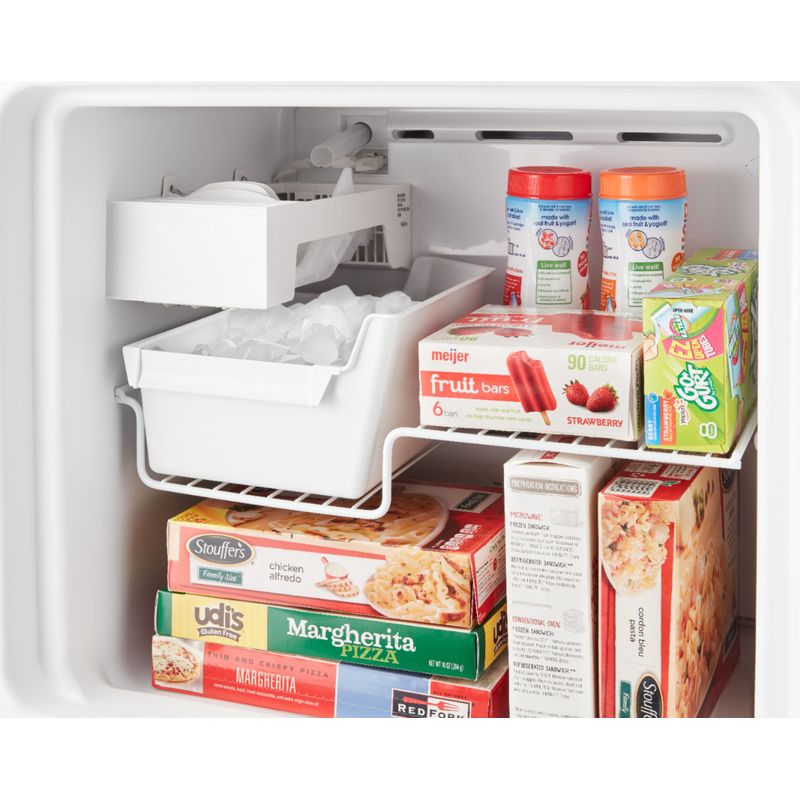 Alt View Zoom 13. Whirlpool - 11.6 Cu. Ft. Top-Freezer Counter-Depth Refrigerator - Stainless steel
