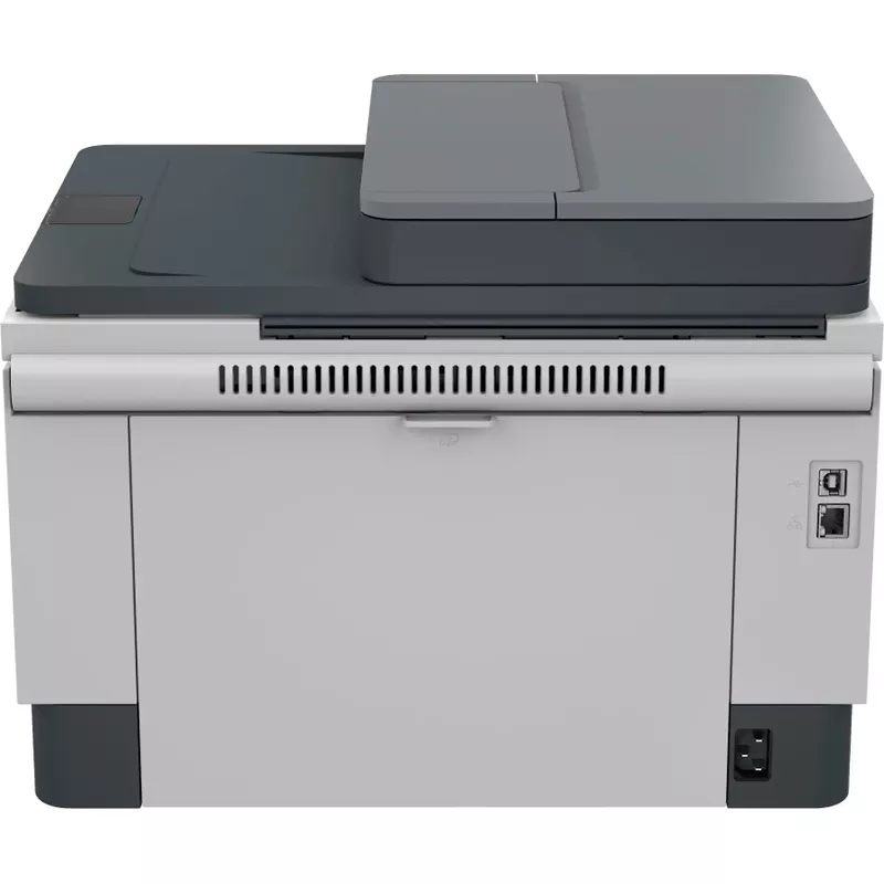 HP - LaserJet Tank 2604sdw Wireless Black-and-White All-In-One Laser Printer preloaded with up to 2 years of toner - White