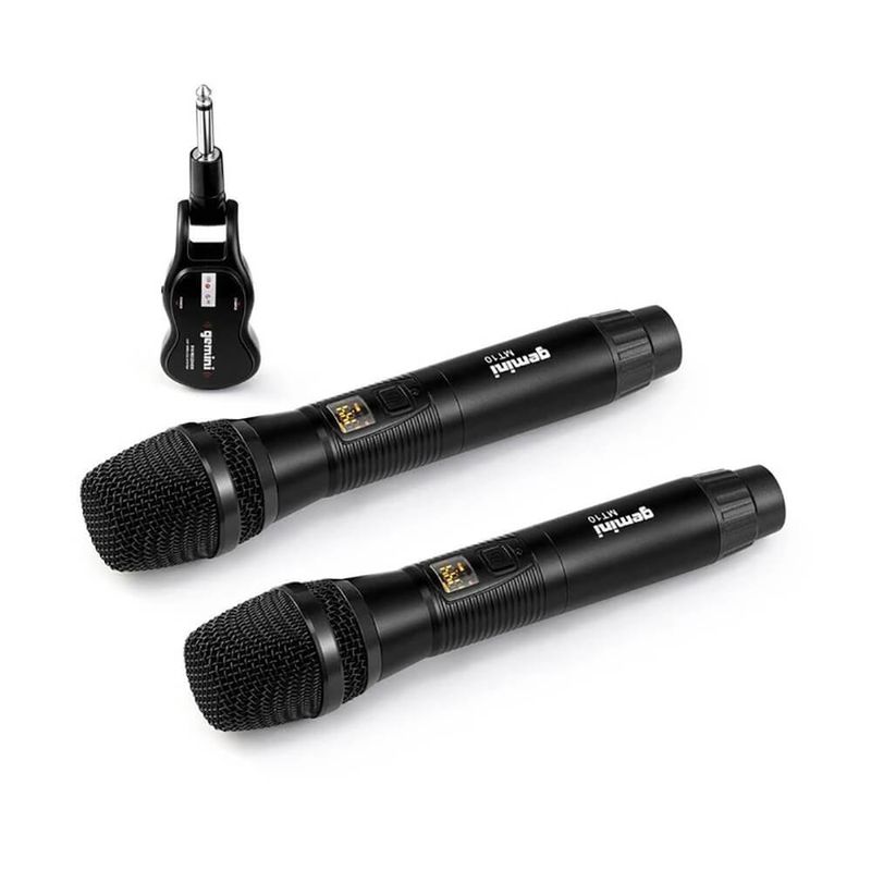 Gemini UHF Dual Wireless Microphone System