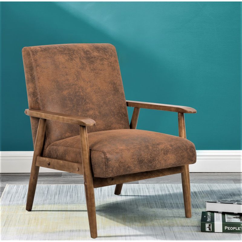 Yozu Classic Padded Seat Chair - Dark Brown