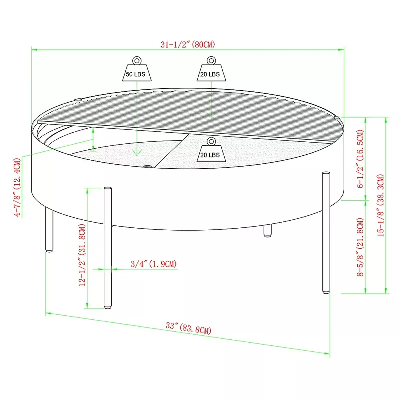 Walker Edison - Modern Sliding-Top Coffee Table - White