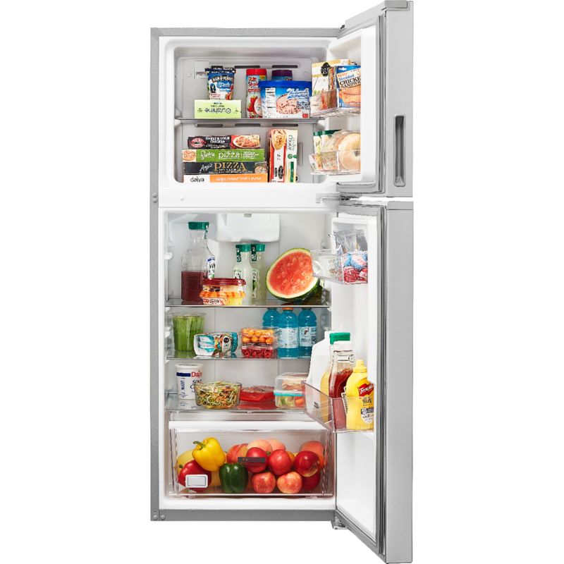 Alt View Zoom 2. Whirlpool - 11.6 Cu. Ft. Top-Freezer Counter-Depth Refrigerator - Stainless steel