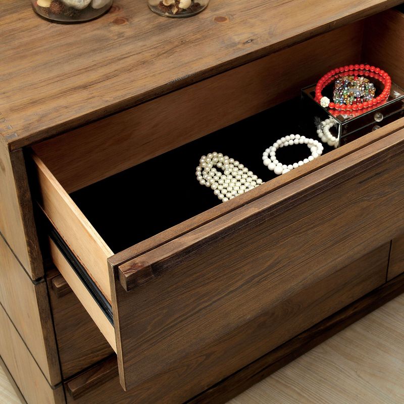 Furniture of America Cile Rustic Natural Tone 6-drawer Dresser - Rustic Natural Tone
