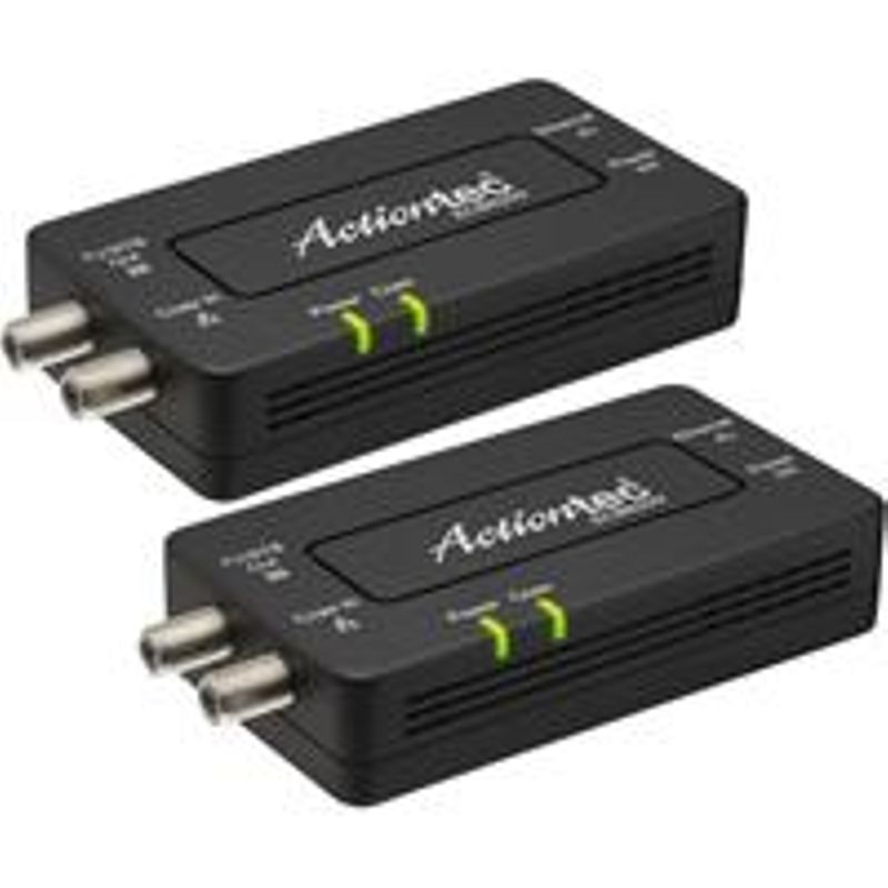 Actiontec Bonded MoCA 2.0 Ethernet to Coax Adapter, 2 Pack